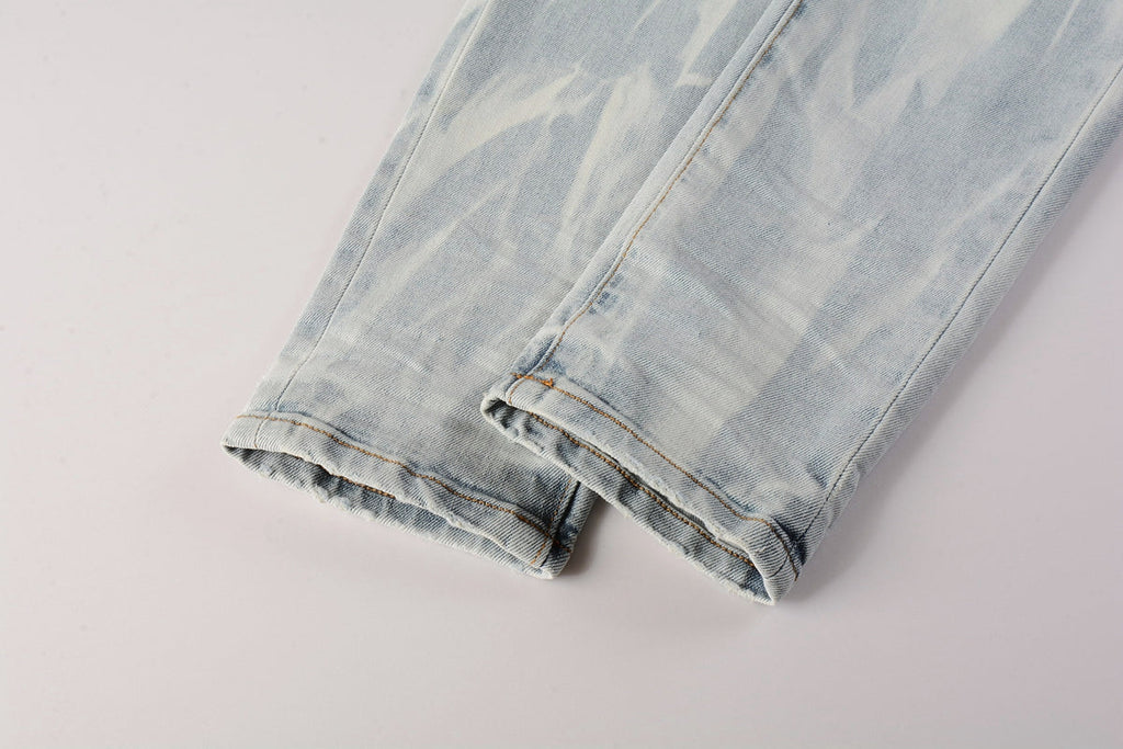 Men's Purple Jeans 7017