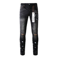 Men's Purple Jeans 9002