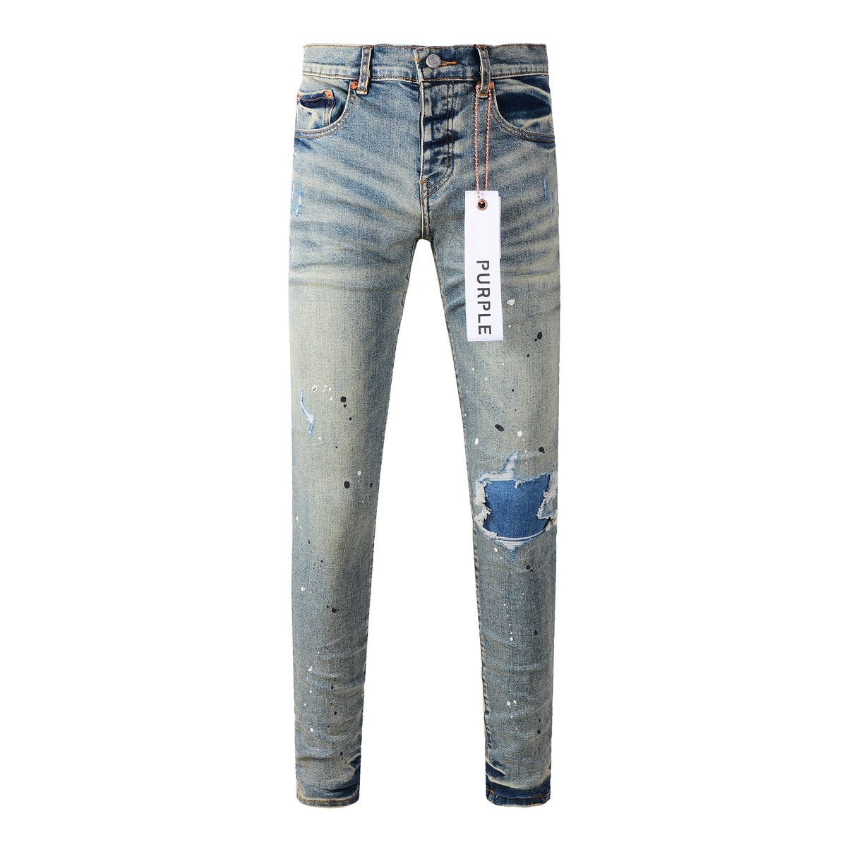 Men's Purple Jeans 9050-1
