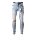 Men's Purple Jeans 9006