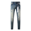 Men's Purple Jeans 9055