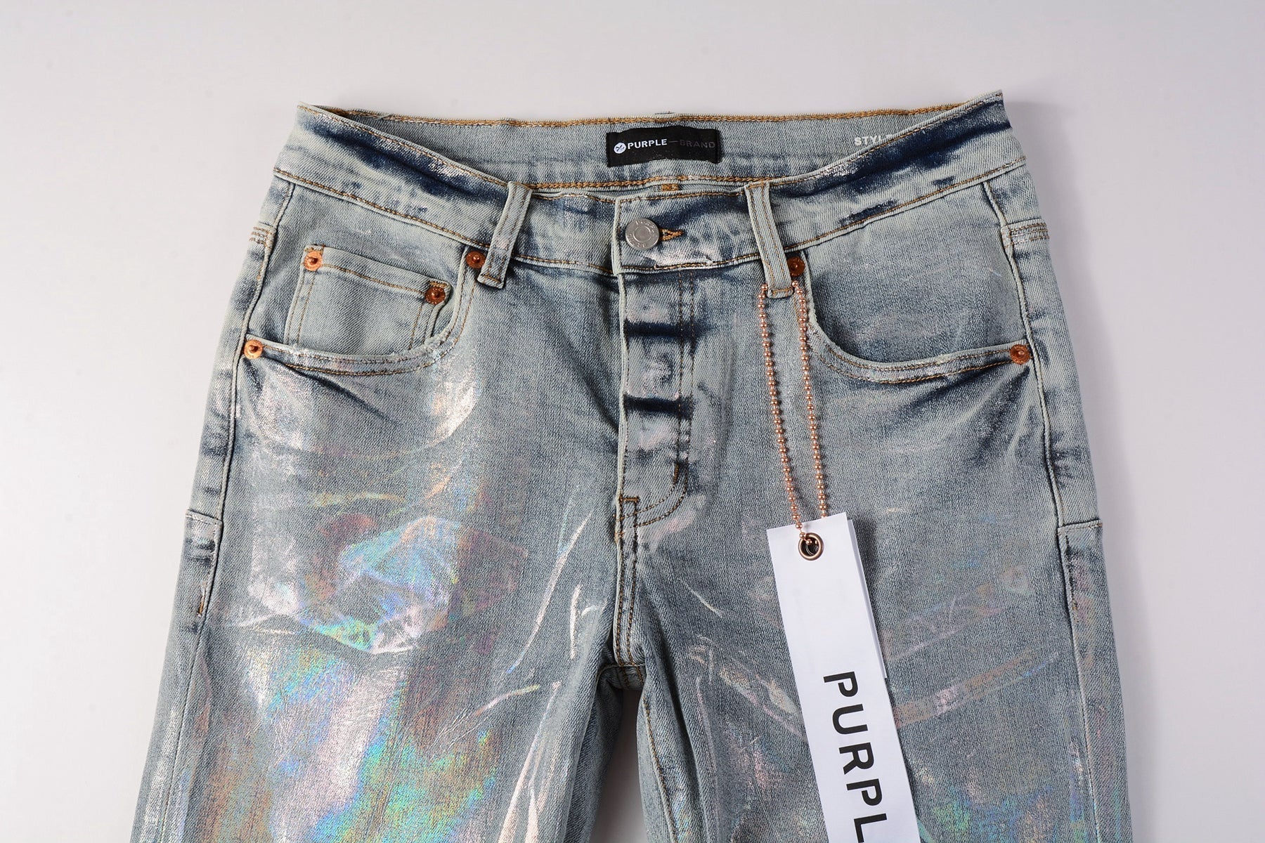 Men's Purple Jeans 9005