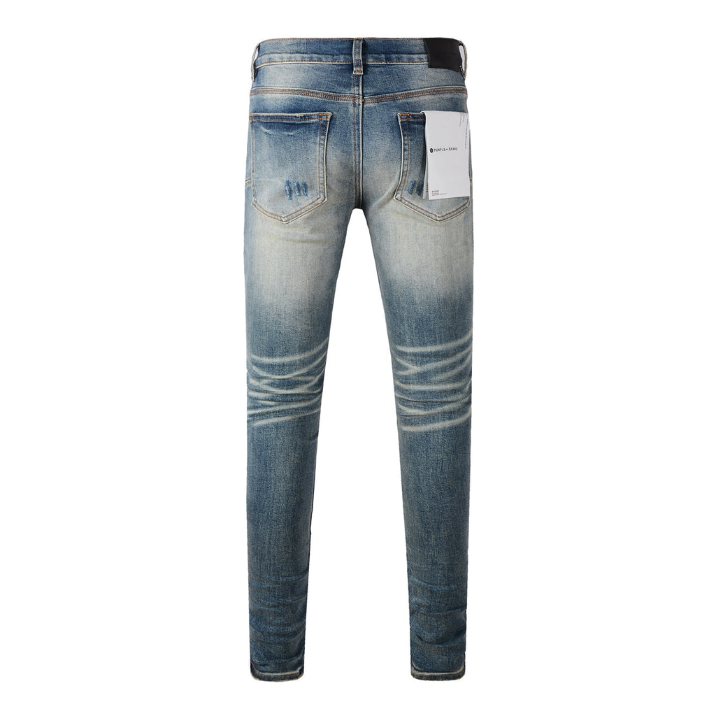 Men's Purple Jeans 9055