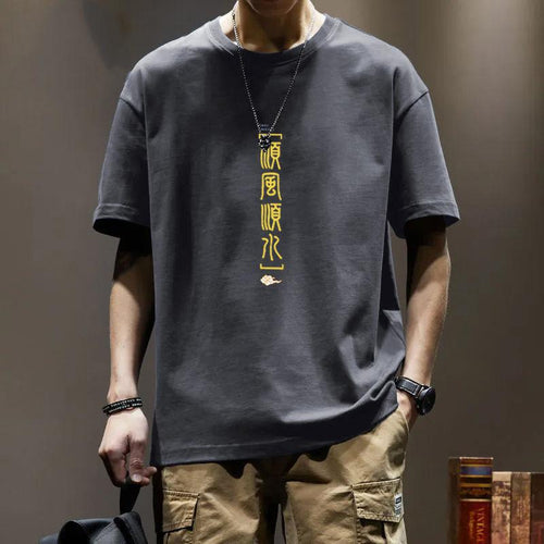 American street fashion T-shirt