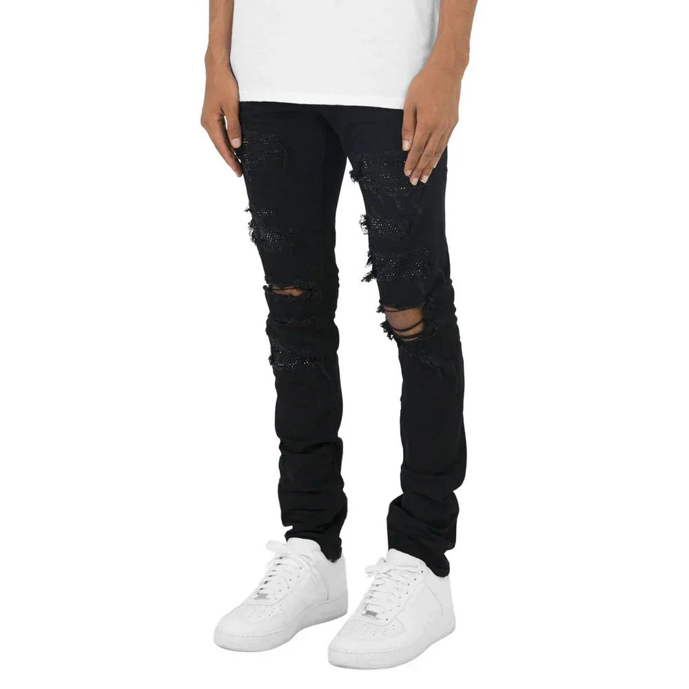 American street fashion jeans