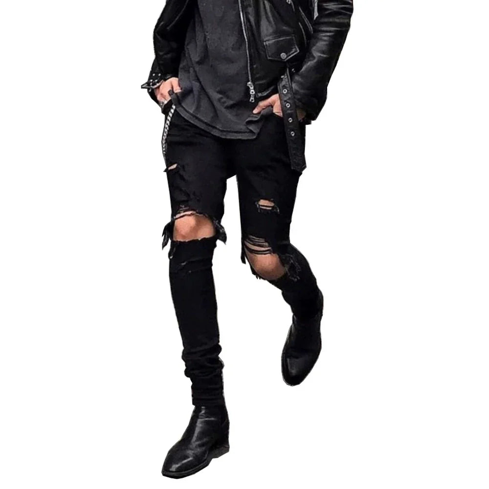 American street fashion jeans