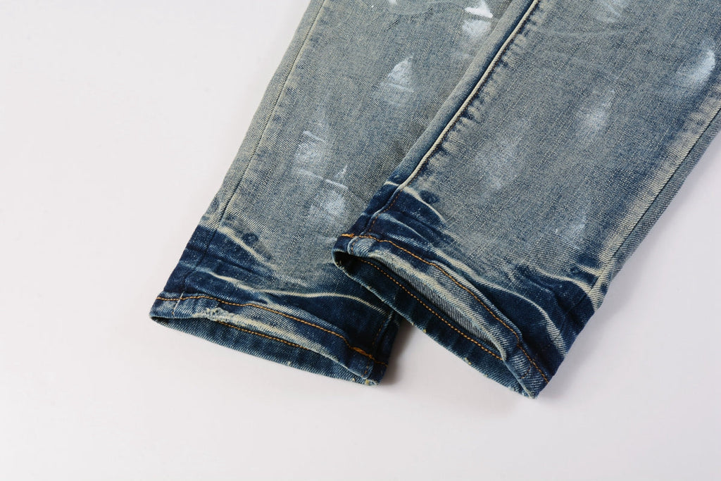 Men's Purple Jeans 9043