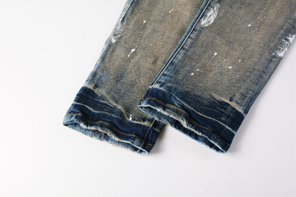 Men's Purple Jeans 9012