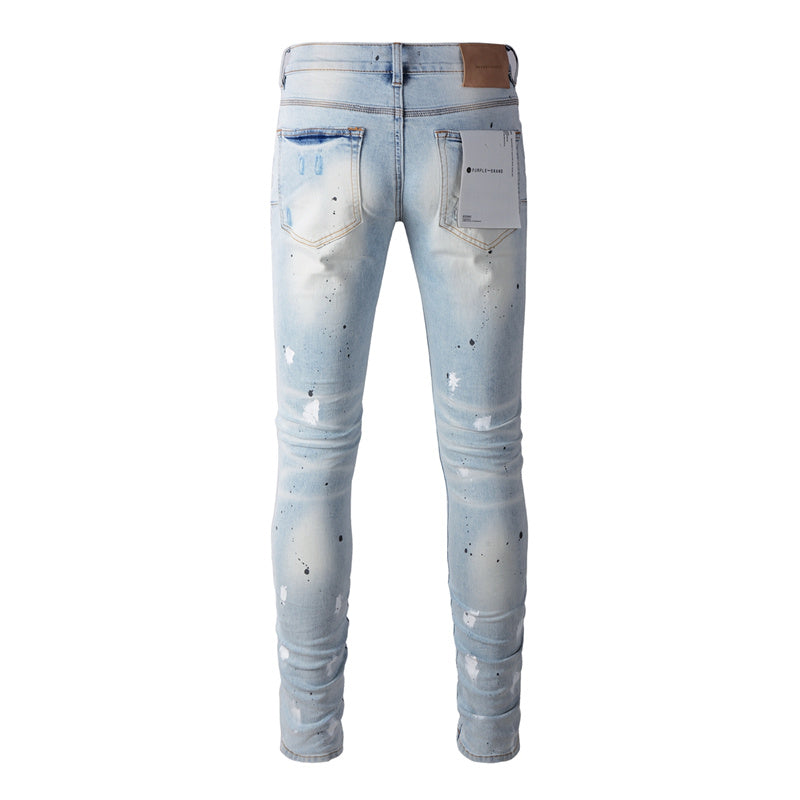 Men's Purple Jeans 9006