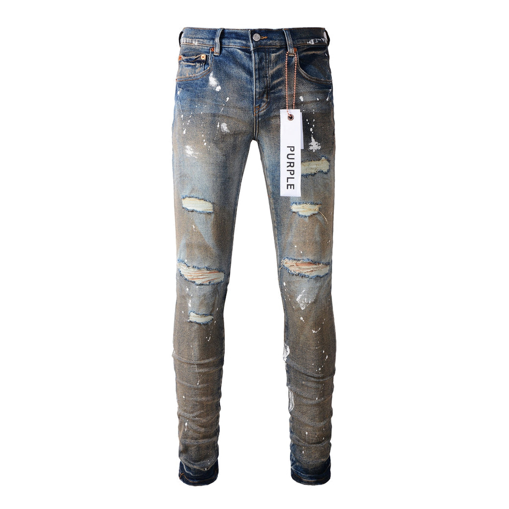 Men's Purple Jeans 9012