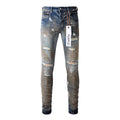 Men's Purple Jeans 9012